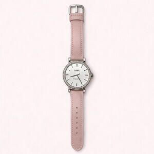 NWT Coach Pink Leather‎ Bling Watch